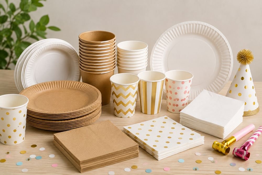 Paper and party disposable tableware